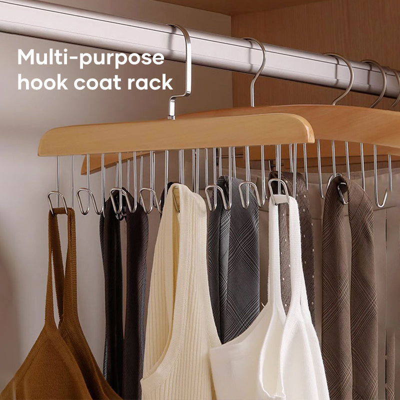 🔥hot sale🔥Anti Slip Multi Hook Coat Rack