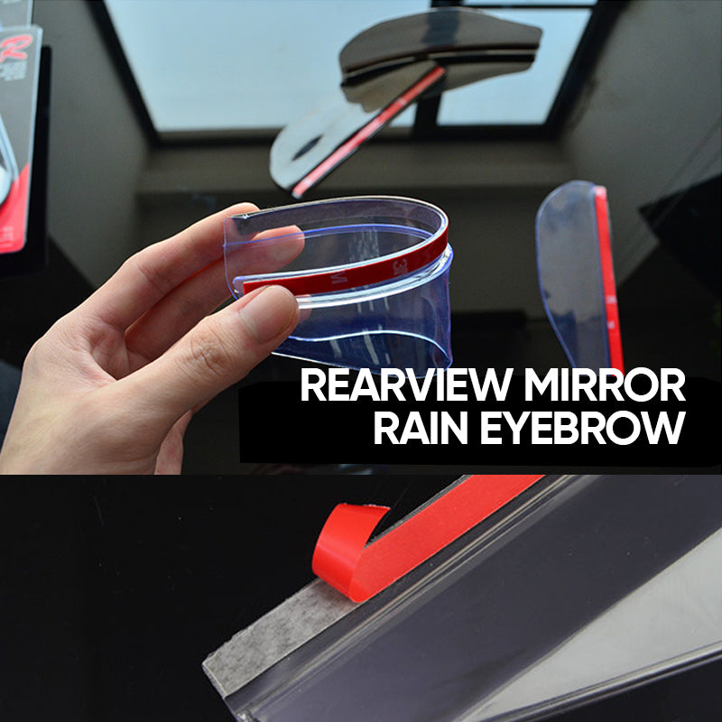 🚗Car Rear View Mirror Sticker Rain Eyebrow