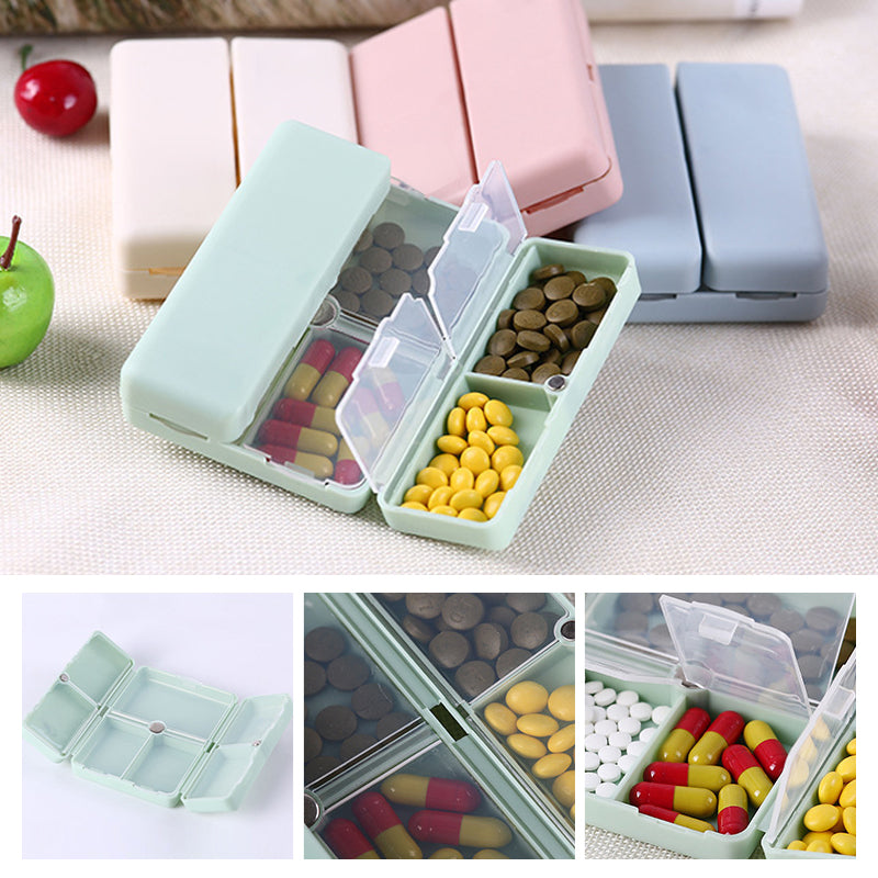💊7 Compartments Portable Pill Case