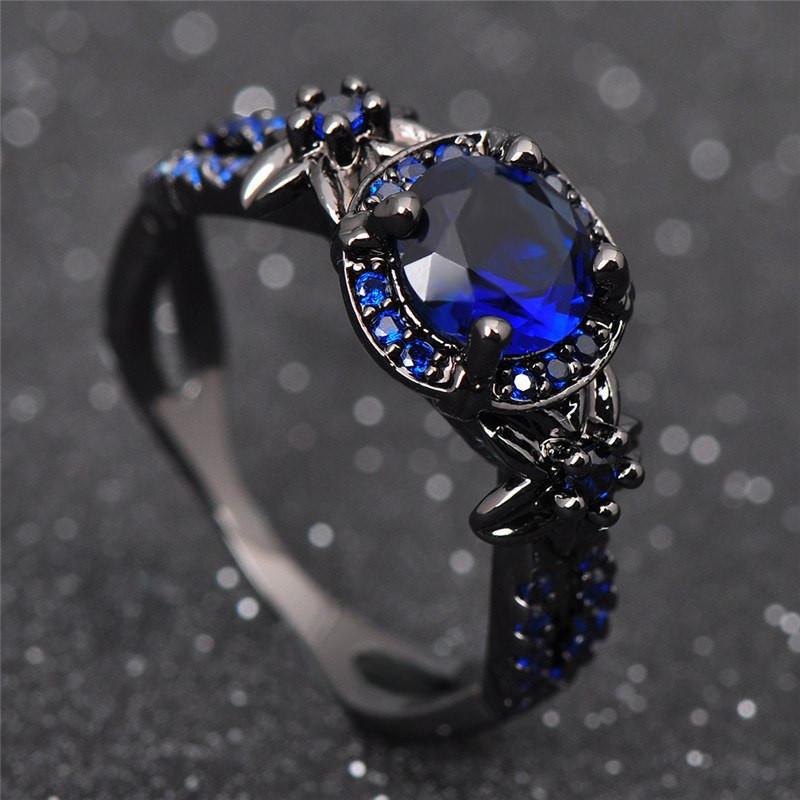 Vintage Black Sapphire Ring