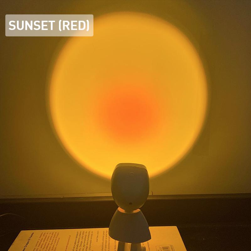 Romantic Modern Robot Sunset Lamp