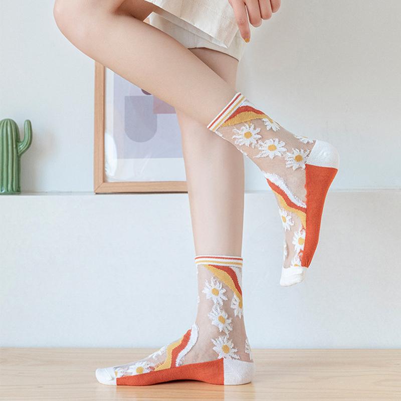 Summer Women Transparent Socks