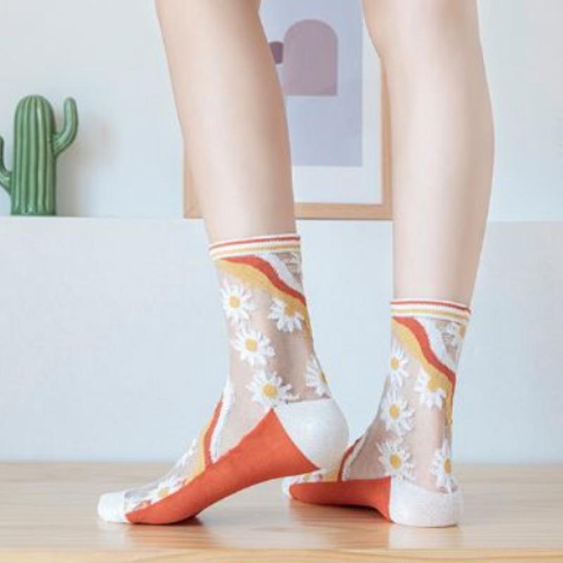 Summer Women Transparent Socks