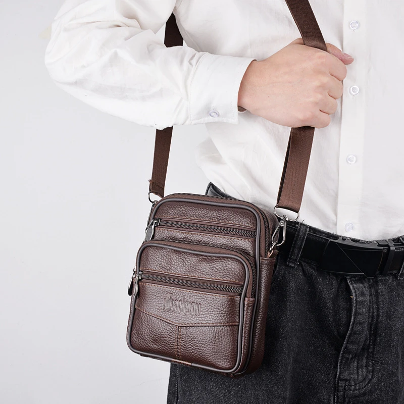 Men's multifunctional shoulder bag waist bag