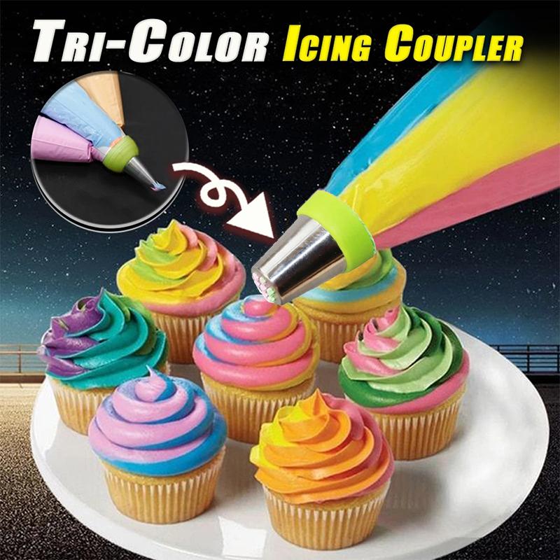 Tri-Color Icing Coupler (9 PCs)