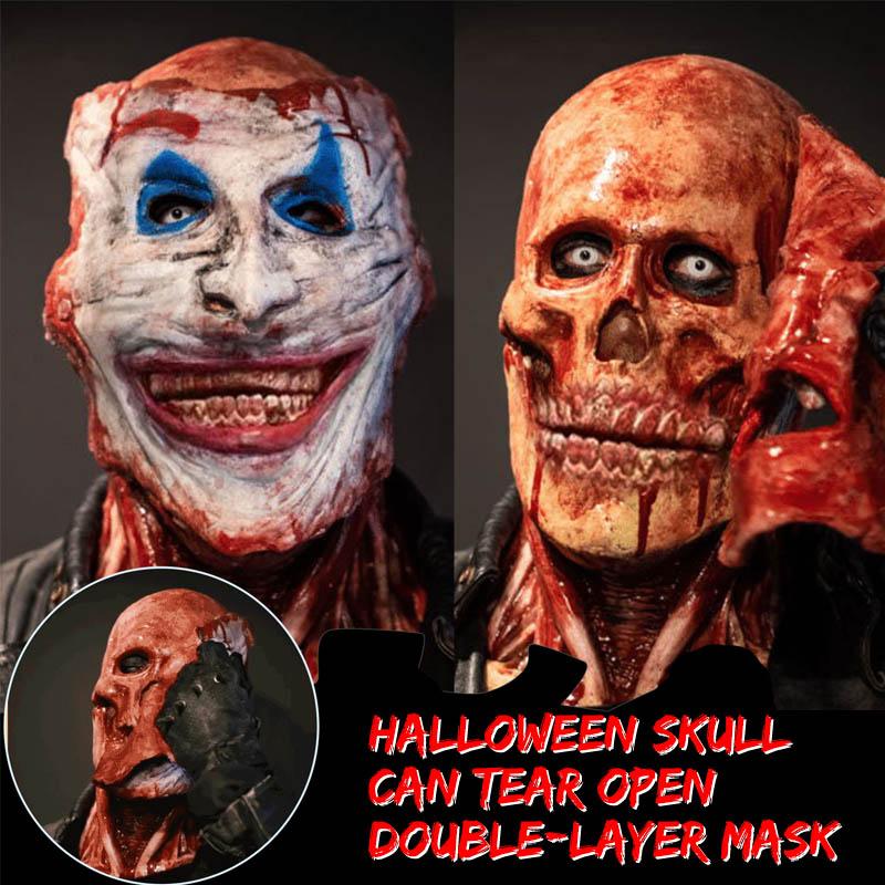 Halloween Skull Double-layer Mask