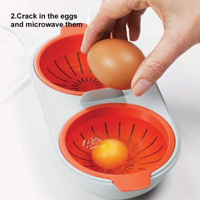Double Layer Microwave Egg Cooker