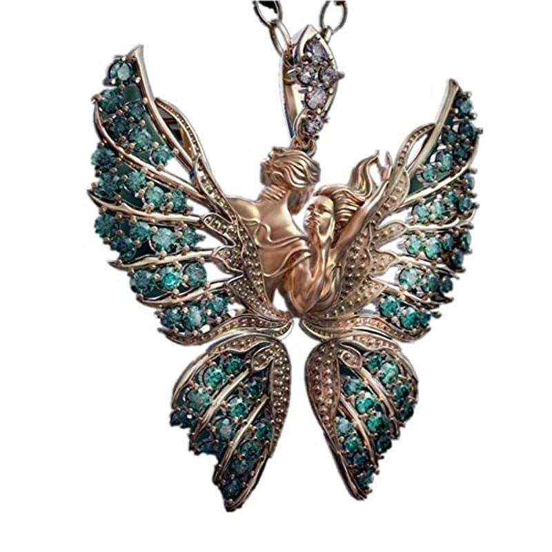 Exquisite Angels Pendant Necklace