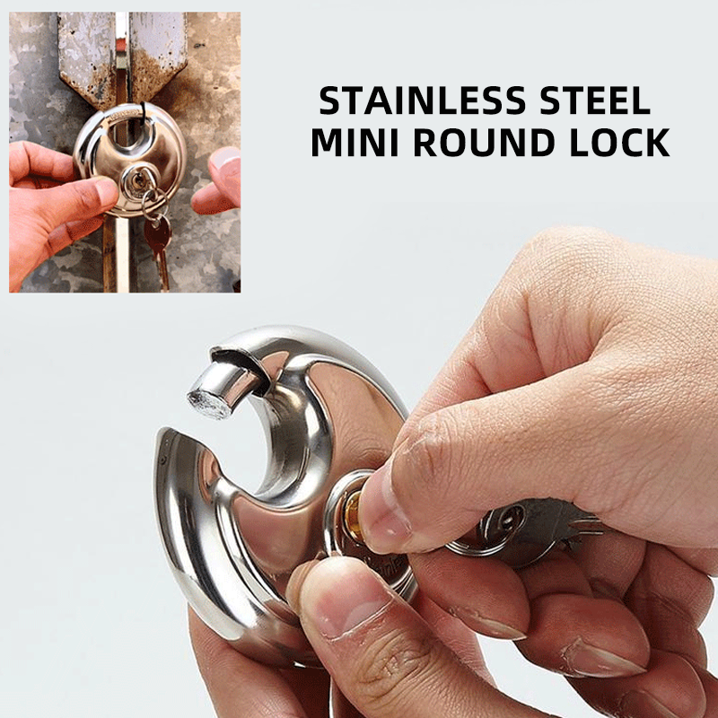 Stainless Steel Mini Round Lock