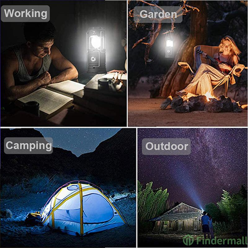 Outdoor LED Camping Light with Fan