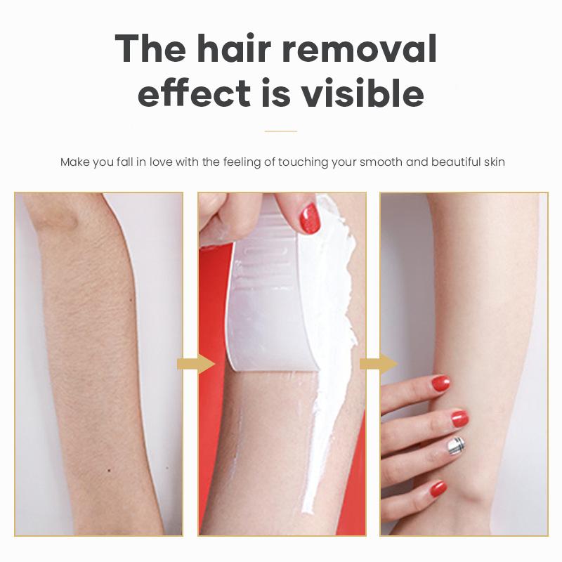 Gentle hair removal cream