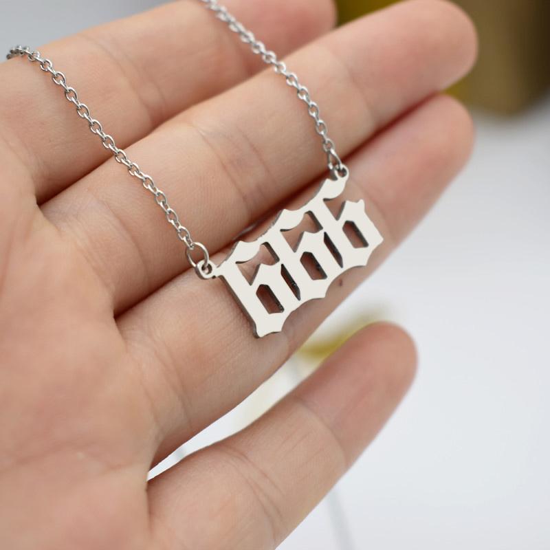 111-999 Stainless Steel Pendant Necklace