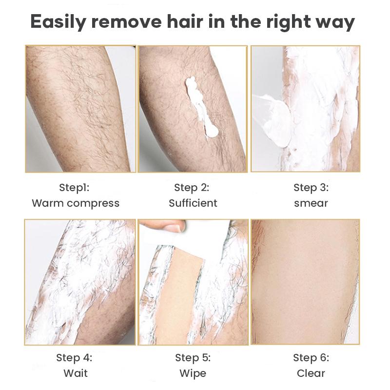 Gentle hair removal cream