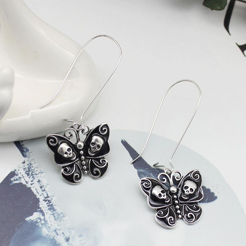 Black Butterfly Earrings