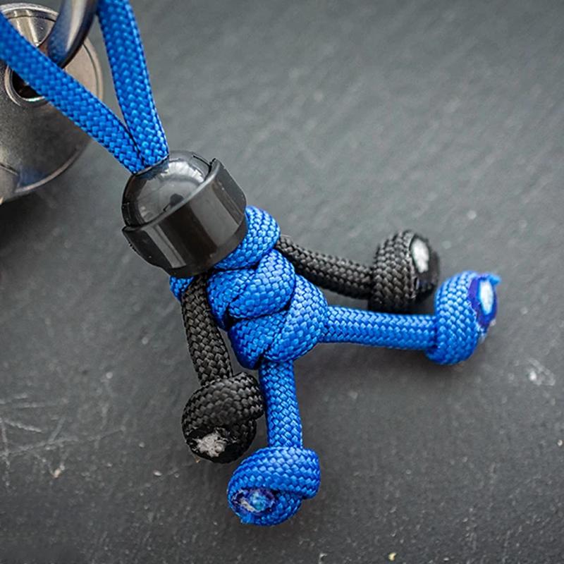 Braided Rope Paracord Buddy Keychain