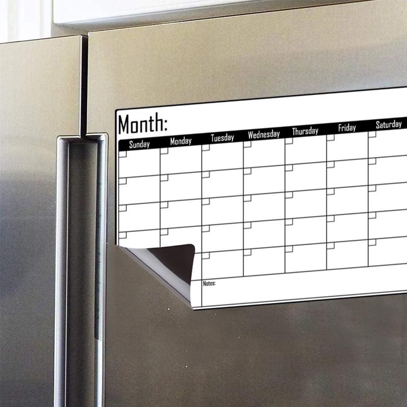 Refrigerator Magnet Calendar Sticker