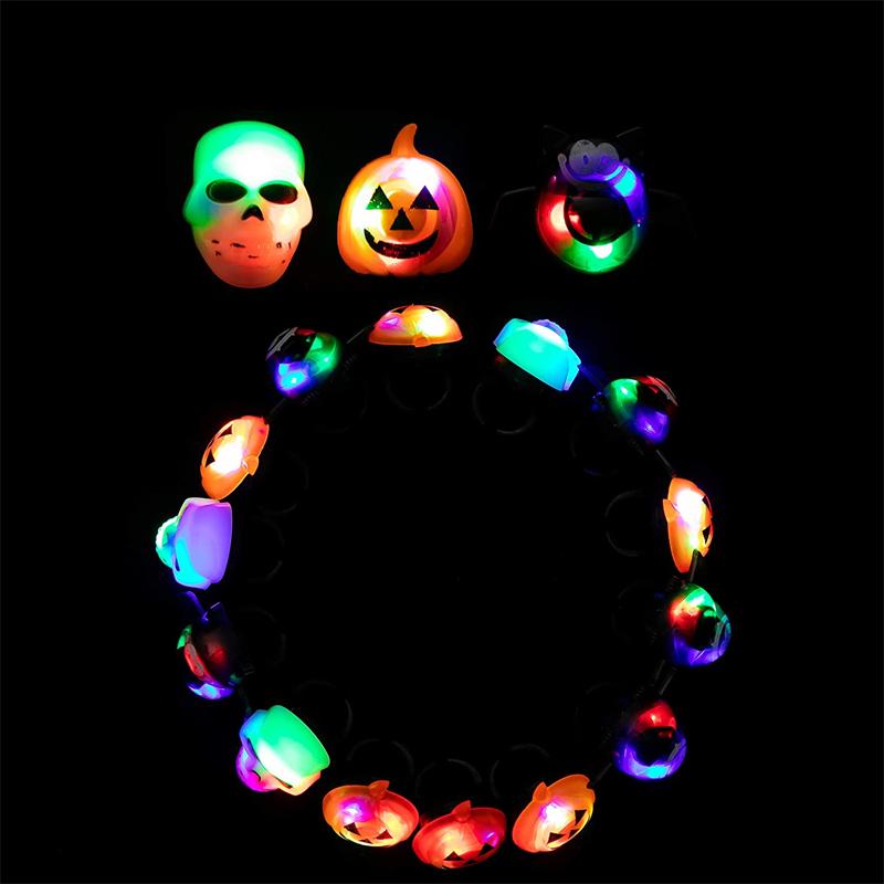 Halloween Led Light Up Rings