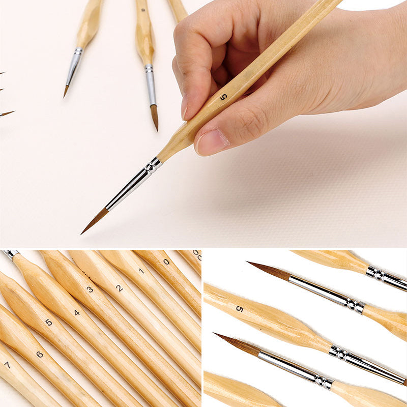 Fine Brushwork Hand-Painted Super Fine Line Brush