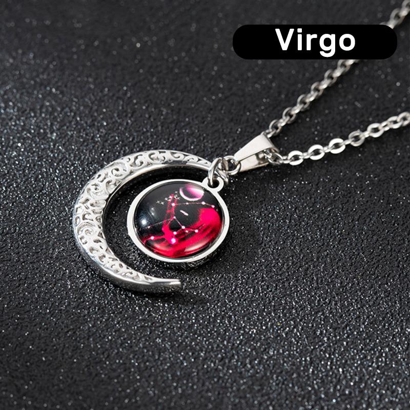 Zodiacal Type Moon Necklace